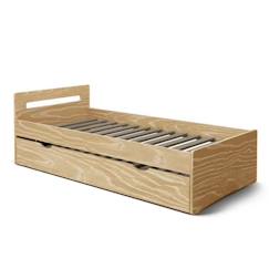 -Lit gigogne 90x190 cm Leo bois