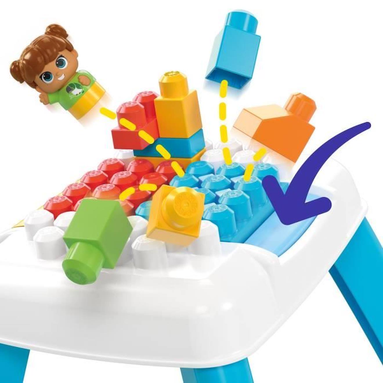 Mega bloks and table on sale