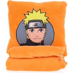 -Coussin Plaid Naruto - SAHINLER - Ado 140x100 cm - Orange - 100% Polyester