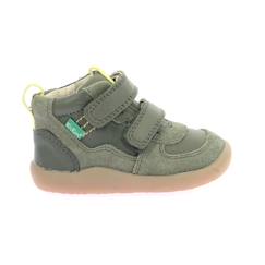 Chaussures-Chaussures garçon 23-38-KICKERS Baskets hautes Kickfresho kaki