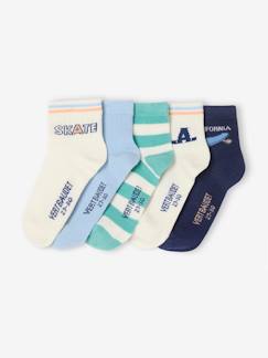 -Lot de 5 paires de chaussettes "US skate" garçon