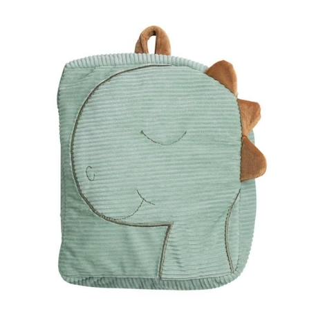 Bébé-Sac à dos bébé - TROIS KILOS SEPT - Zippé - 30x50 cm - 100% polyester - Vert