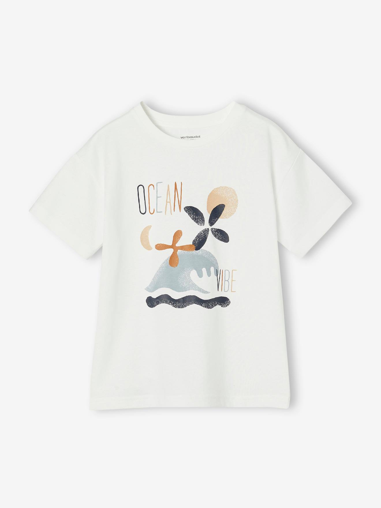 T-shirt motif graphique garçon blanc