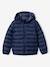 Doudoune garçon légère à capuche bleu moyen+marine+noir+noisette+noix de pécan+olive+rouge+vert émeraude 5 - vertbaudet enfant 