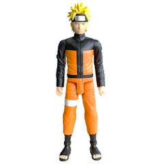 Jouet-Grande Figurine articulée - BANDAI - Anime Heroes - Naruto Shippuden - Figurine Anime Heroes Mega 30 cm - Naruto Uzumaki