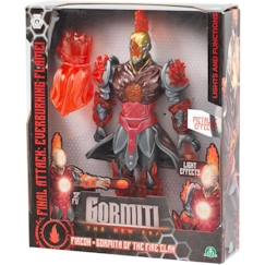 Jouet-Figurine articulée - GORMITI - Gormiti avec attaque lumineuse Feu - Fireon - 27 cm - À partir de 4 ans - GRV073