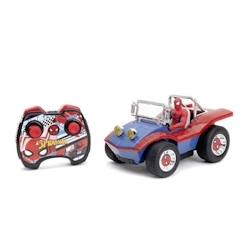 Jouet-Jada - Marvel - Voiture Radiocommandée Spiderman - Fonction turbo - Figurine incluse - Dès 6ans