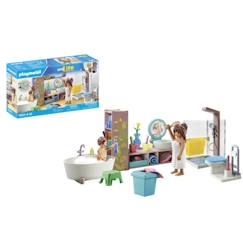 -PLAYMOBIL 71611 Salle de bains avec douche et baignoire, My Life, Maison d'architecte, 55 pièces, Dès 4 ans