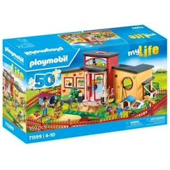 -PLAYMOBIL 71599 Pension des animaux avec soigneurs et enfant, My Life, 72 pièces, Dès 4 ans