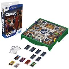 Jouet-Cluedo Voyage, jeu de société de voyage pour 3 à 6 joueurs, jeu de voyage, Dès 8 ans, Hasbro Gaming