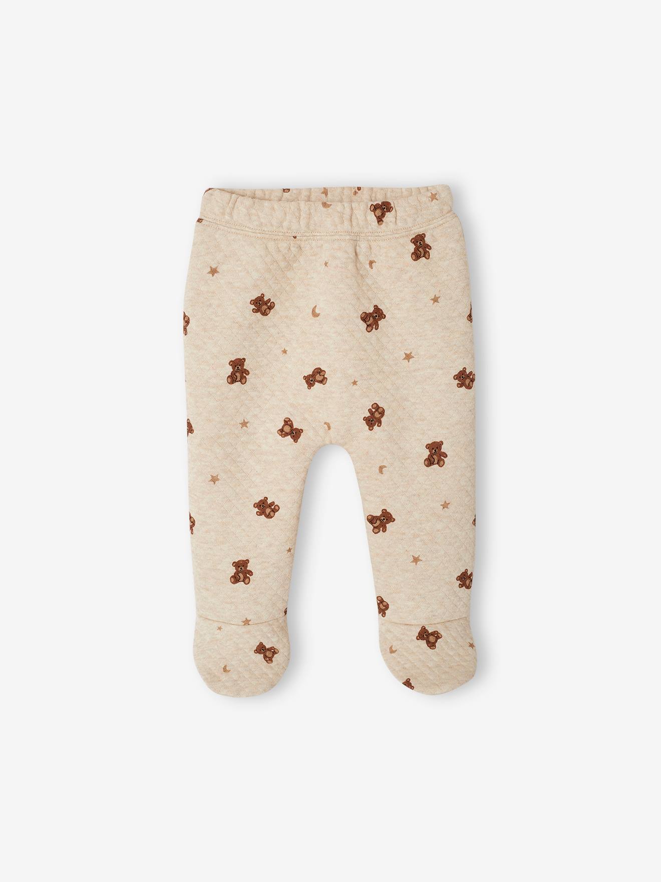 Ensemble Bébé Garçon Body Ours Tricot + Pantalon – 3 Pièces – Tenue Automne/Hiver Douce
