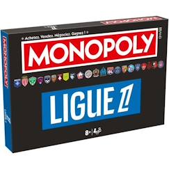 Jouet-Monopoly Ligue 1 - Plongez dans l'univers du football français, Jeu de société - WINNING MOVES