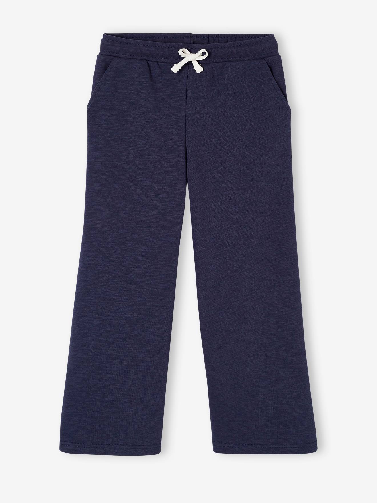 Jogging large fille marine