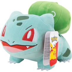 -Peluche - BANDAI - Pokémon Bulbizarre - 20 cm, pure douceur et tendresse