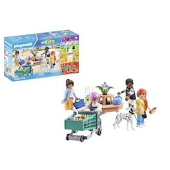 Jouet-PLAYMOBIL 71541 My Figures Shopping, My Life, 80 pièces, Dès 5 ans