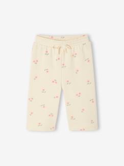 -Pantalon large motifs fleurs bébé