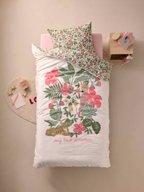 Parure De Couette Enfant VERTBAUDET Mexico Story - Coton Recyclé, Housse 140x150 Cm + Taie 63x63 Cm