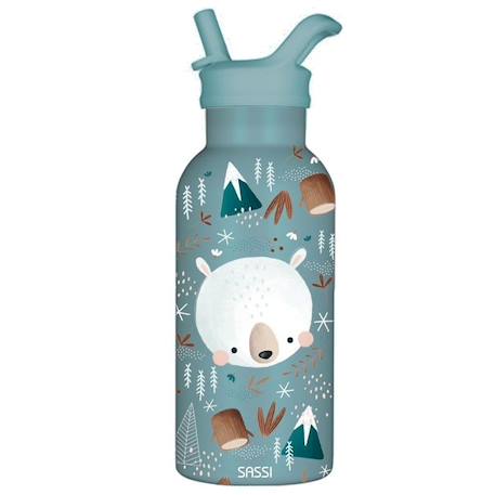 Garçon-Sassi Junior - Bouteille isotherme Munchy l'ours 350 ml