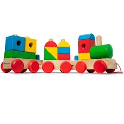 -Melissa & Doug - Train en bois géant