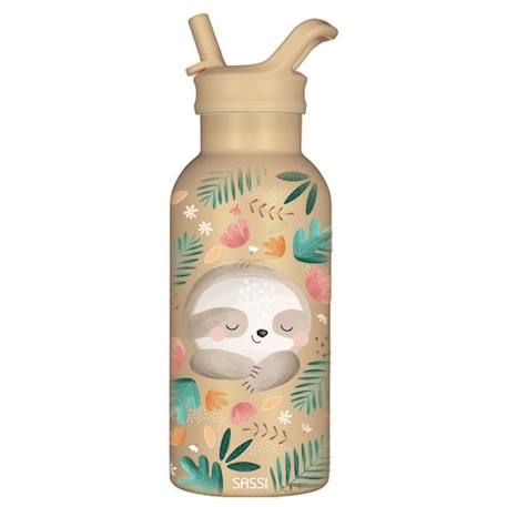 Fille-Sassi Junior - Bouteille isotherme Gnawy le paresseux 350 ml