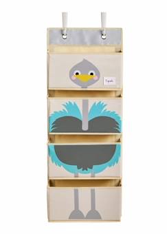 Chambre et rangement-Rangement-3 Sprouts - Rangement mural Autruche - ELEMENTS FOR KIDS