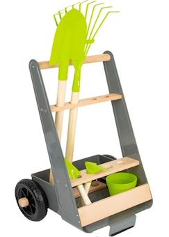 Jouet-Small foot company - Chariot avec outils de jardin - LEGLER