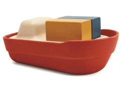 -Plan Toys - Grand bateau modulable rouge 21 cm - TROUSSELIER