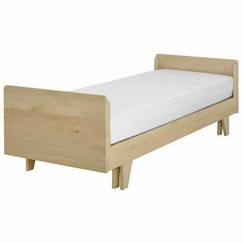 Chambre et rangement-Lit extensible gigogne 80x200 cm Nando bois