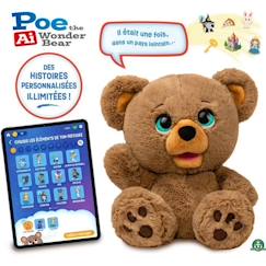 -Peluche interactive - GIOCHI PREZIOSI - Ours créateur d'histoires Poe - À partir de 4 ans - LAY00