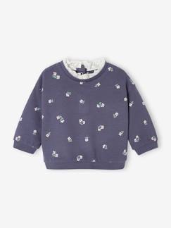 -Sweat col en broderie anglaise bébé