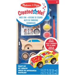 -Melissa & Doug - Voiture de course à décorer