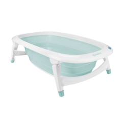 Puériculture-BADABULLE Baignoire pliable, 35L, super compact, bouchon de vidange témoin de chaleur, design ludique