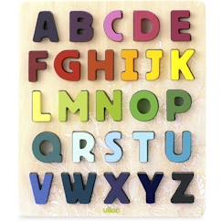 -Puzzle ABC Alphabet à encastrer - Vilac - Sous la Canopée - Enfant - 18 mois et plus