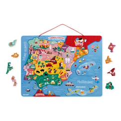 -Janod - Puzzle carte Péninsule Ibérique magnétique - JURATOYS