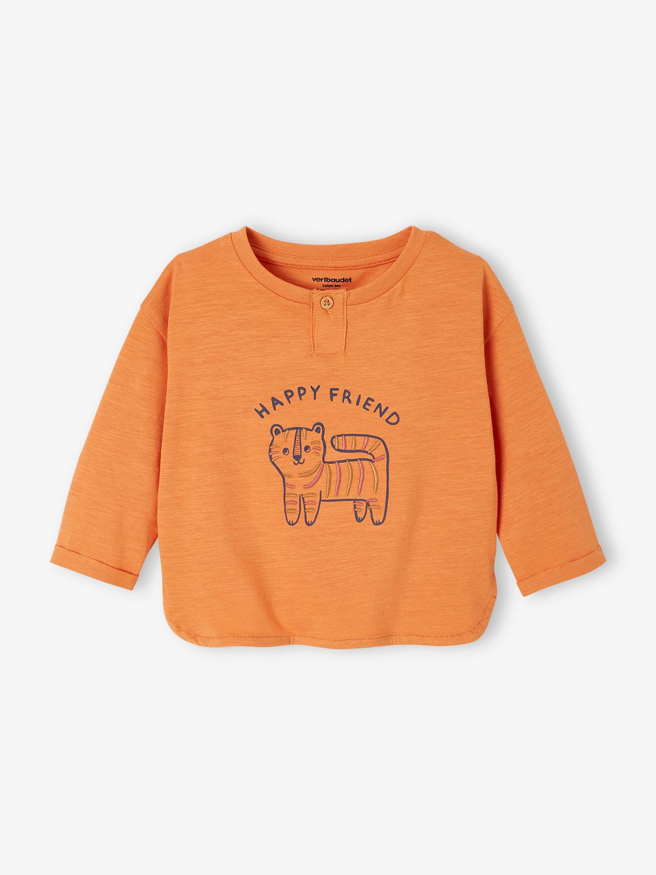 T-shirt bb motif animal manches longues rouille 4 €