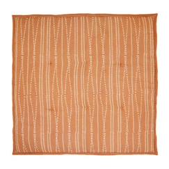 -Tapis de repos bébé - NEPO TERRACOTTA - pur coton imprimé à la main