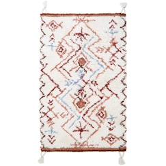 -Tapis enfant Karmen tissé main coton multi 100x160 - Nattiot