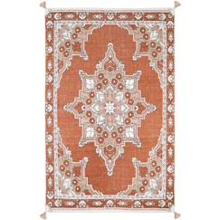 Linge de maison et décoration-Tapis motif bohème coton imprimé LALITHA - Nattiot