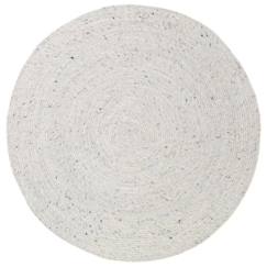 -Tapis Coton Neethu Natural par Nattiot - Ø 110 cm - NATURAL - Ø 110 cm