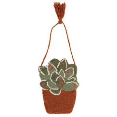 -Décoration murale - Nattiot - Laine - Motif plantes - 20x30 cm - Pour enfants