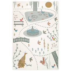 Linge de maison et décoration-Tapis Enfant Paradis Des Oiseaux - 123 X 180 cm - Oeko Tex - Nattiot