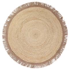 -Tapis - Nattiot - Thar - Ø 140 cm - Beige - Fibres naturelles - Oeko-Tex