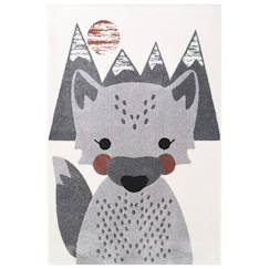 -Tapis enfant Mr fox tissé main polypropylène multico 120x170 - Nattiot