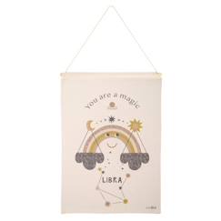 -Décoration murale - Nattiot - Little Libra - Coton - Beige - 40x50 cm