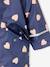 Ciré fille à capuche doublé sherpa anthracite+indigo+multicolore+rose pâle 9 - vertbaudet enfant 