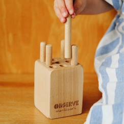 -Tourillon - Jeu en bois pour développer la motricité fine