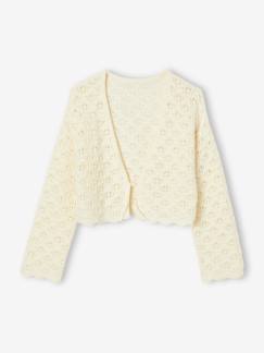 -Gilet en crochet fille