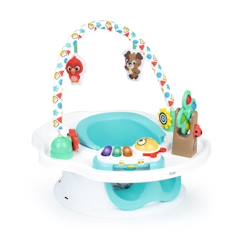 Puériculture-BABY EINSTEIN Siège SuperSeat 3 en 1, Siège d’activités - Réhausseur de table avec arche de jeu avec jouets interactifs