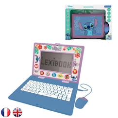 Jouet-Ordinateur éducatif bilingue Stitch avec 170 activités (EN/FR)