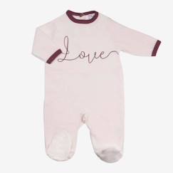 -Pyjama bébé fille - TROIS KILOS SEPT - velours doux et chaud